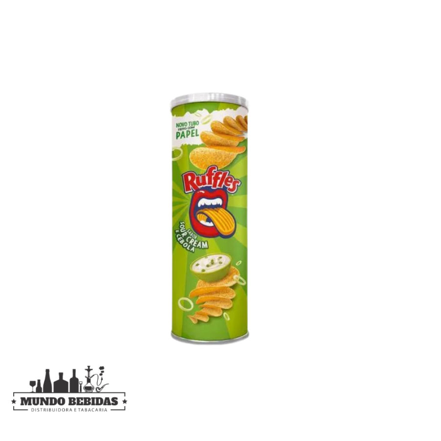RUFFLES TUBO - SOUR CREAM E CEBOLA 100G