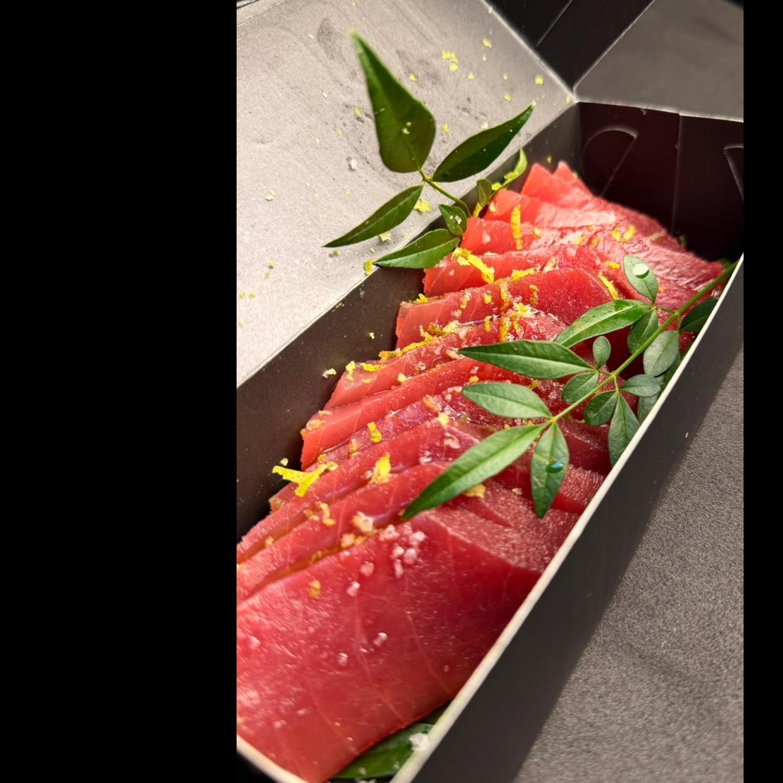 Sashimi de Atum do Cheff