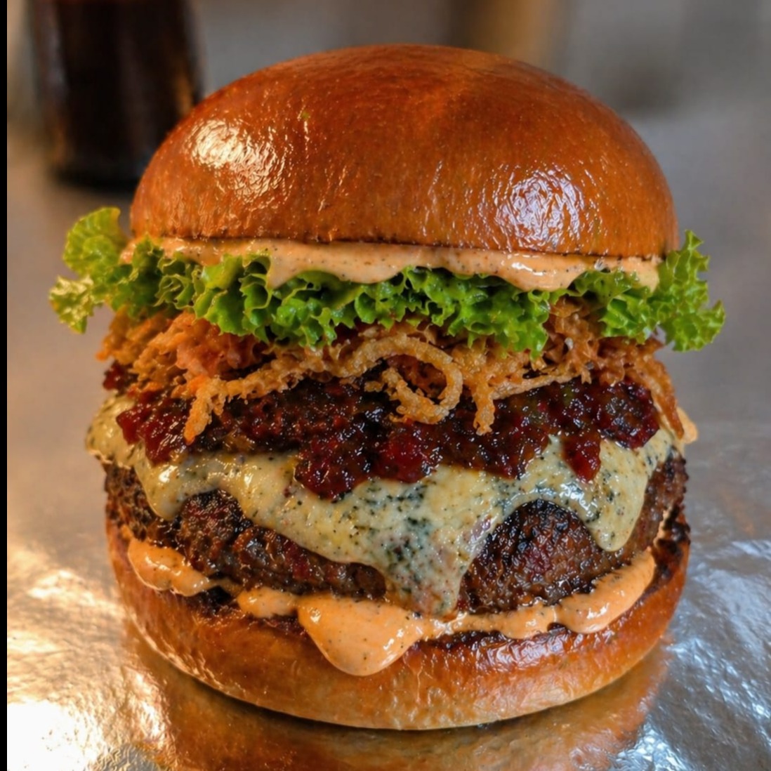 burguer gorgonzola crispy