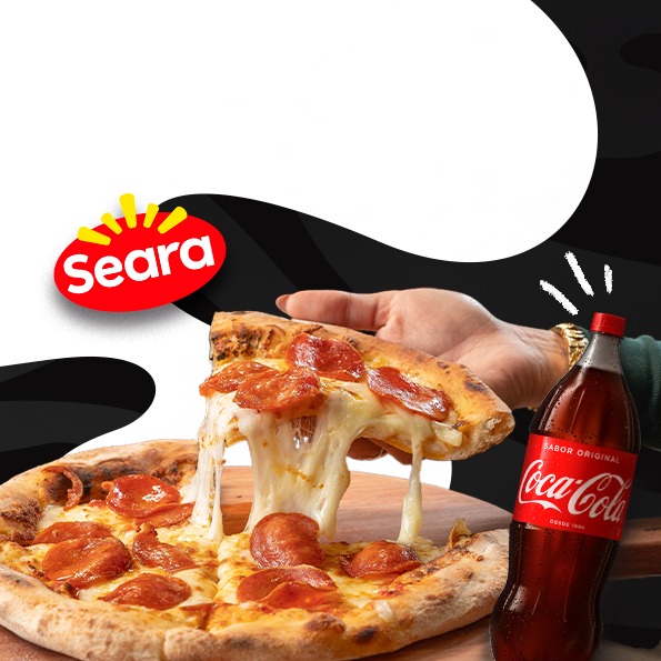1 Pizza de Calabresa 40cm + refri 2l