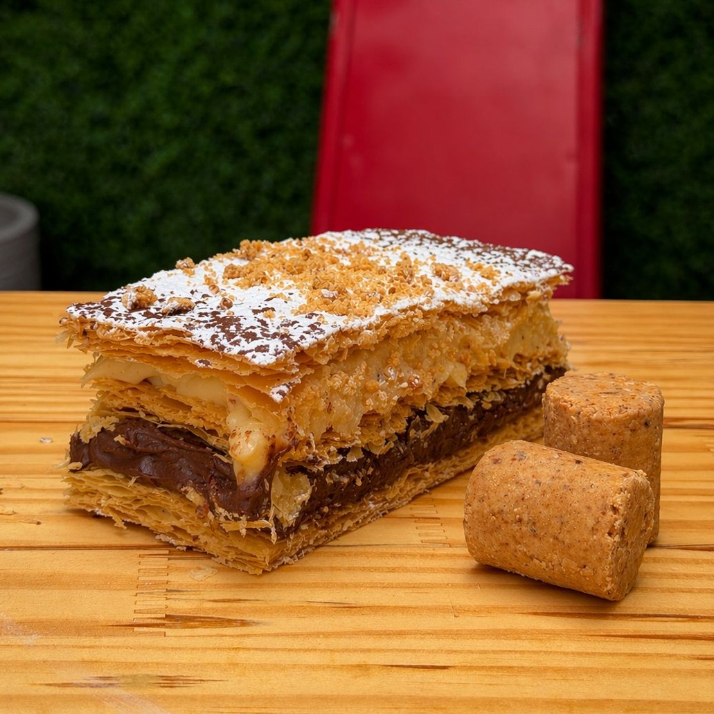 Mil folhas Chocolate com Paçoca