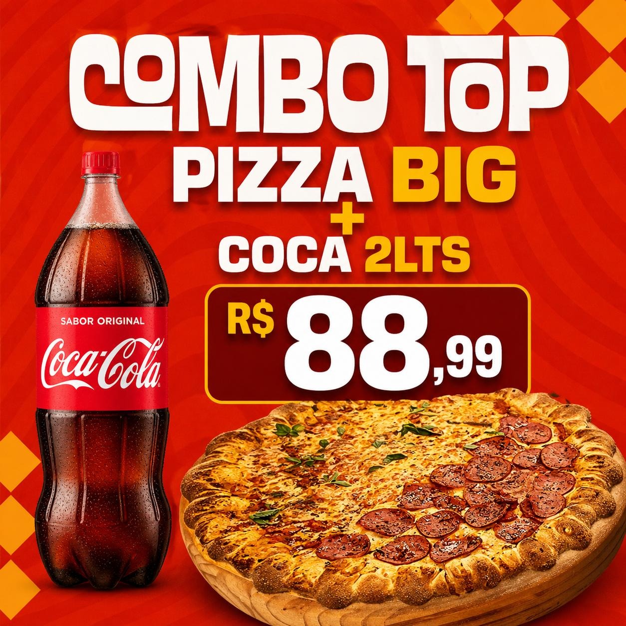 combo top BIG + COCA 2 LTS