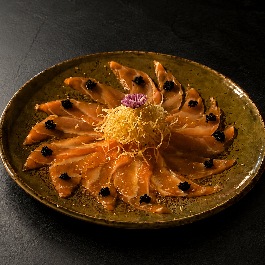 Carpaccio Trufado Salmão (14 peças)
