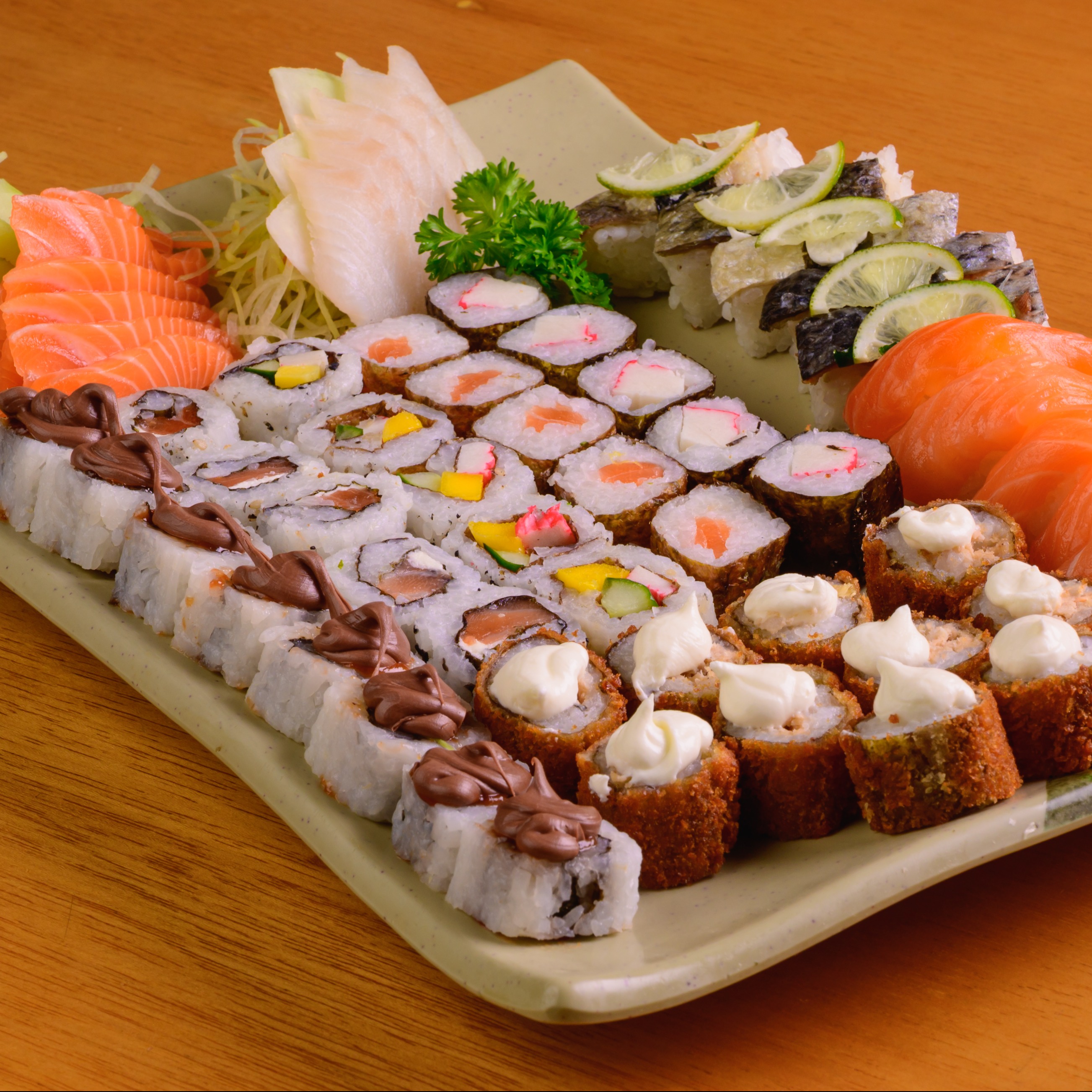 Comb. Sushi Brasil - 60 un