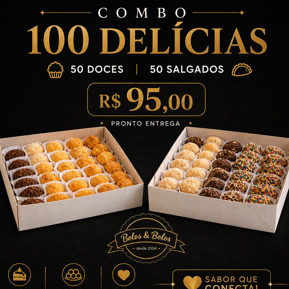 Combo 100 delícias