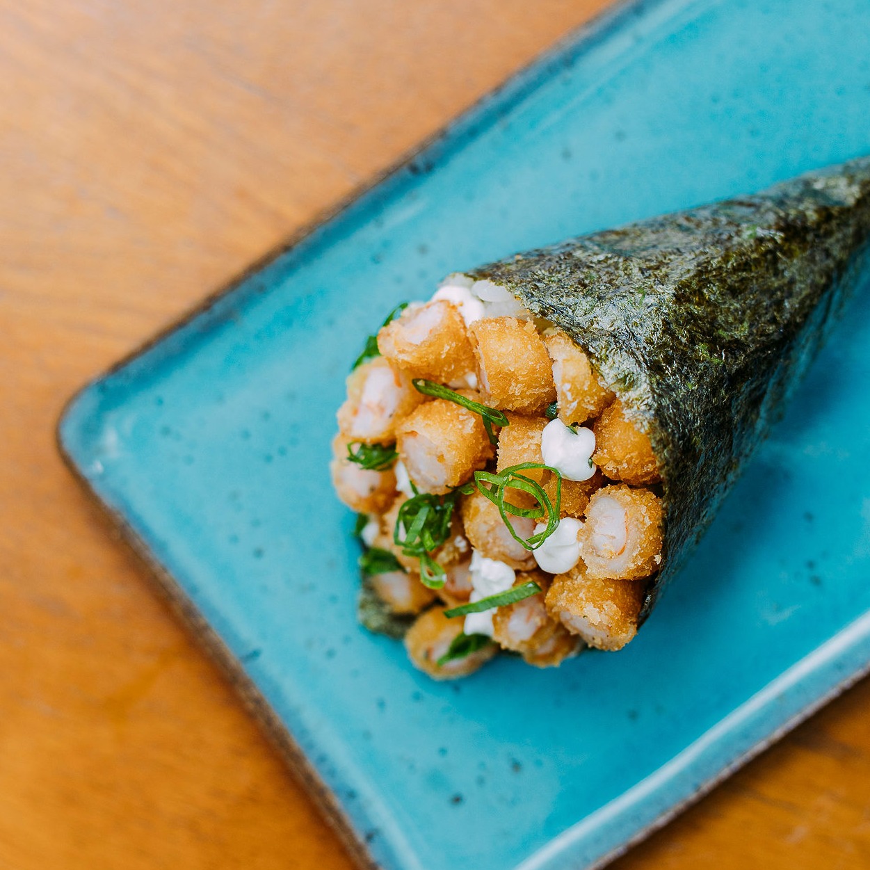 Temaki Tempurá de Camarão