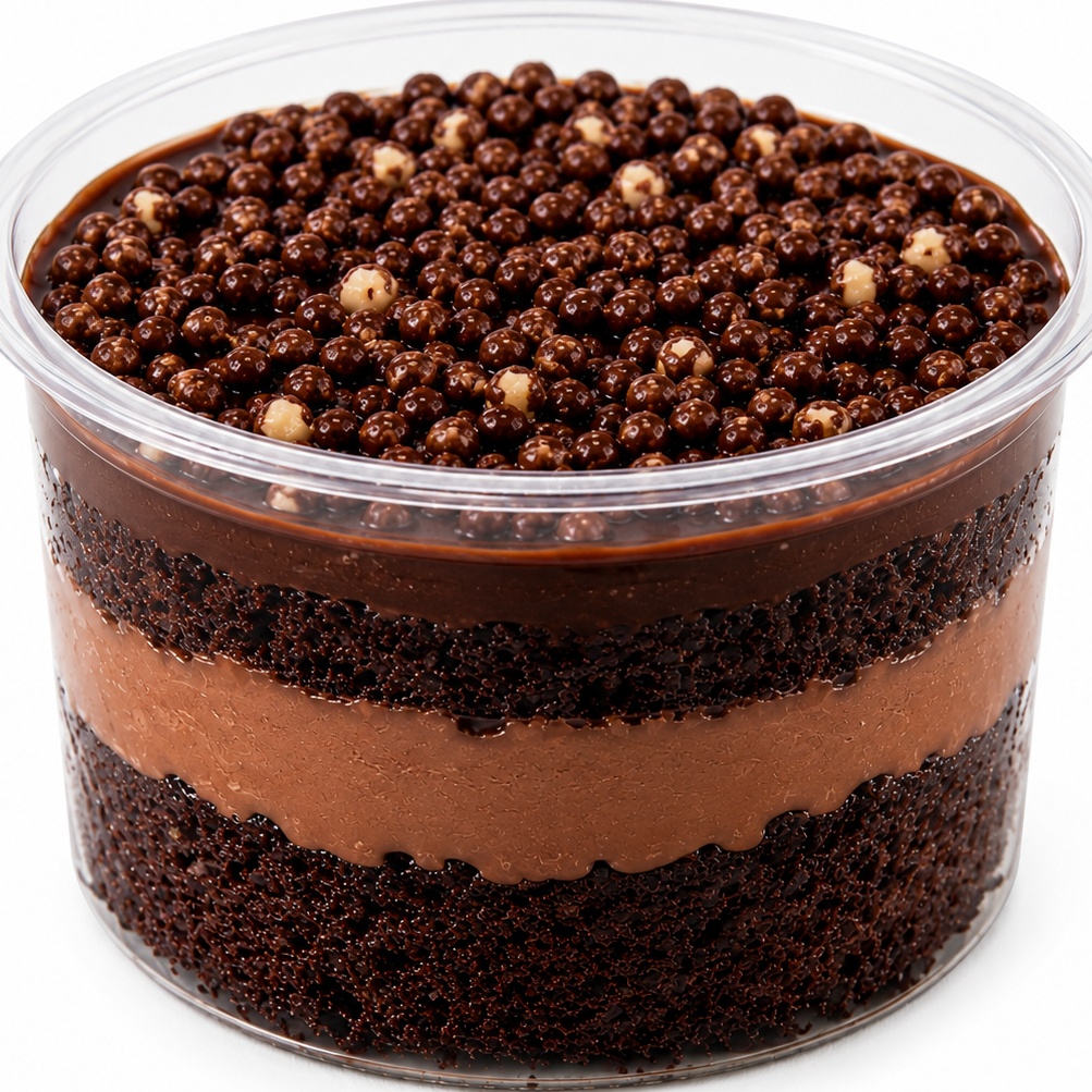 CHOCOLATE CRUNCH CAKE