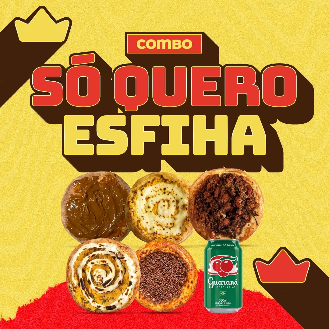 ⭐ Combo "SÓ QUERO ESFIHA!"