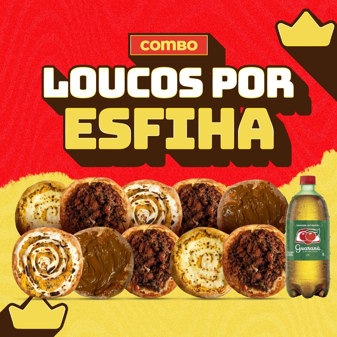 ⭐ Combo "LOUCOS POR ESFIHAS!"