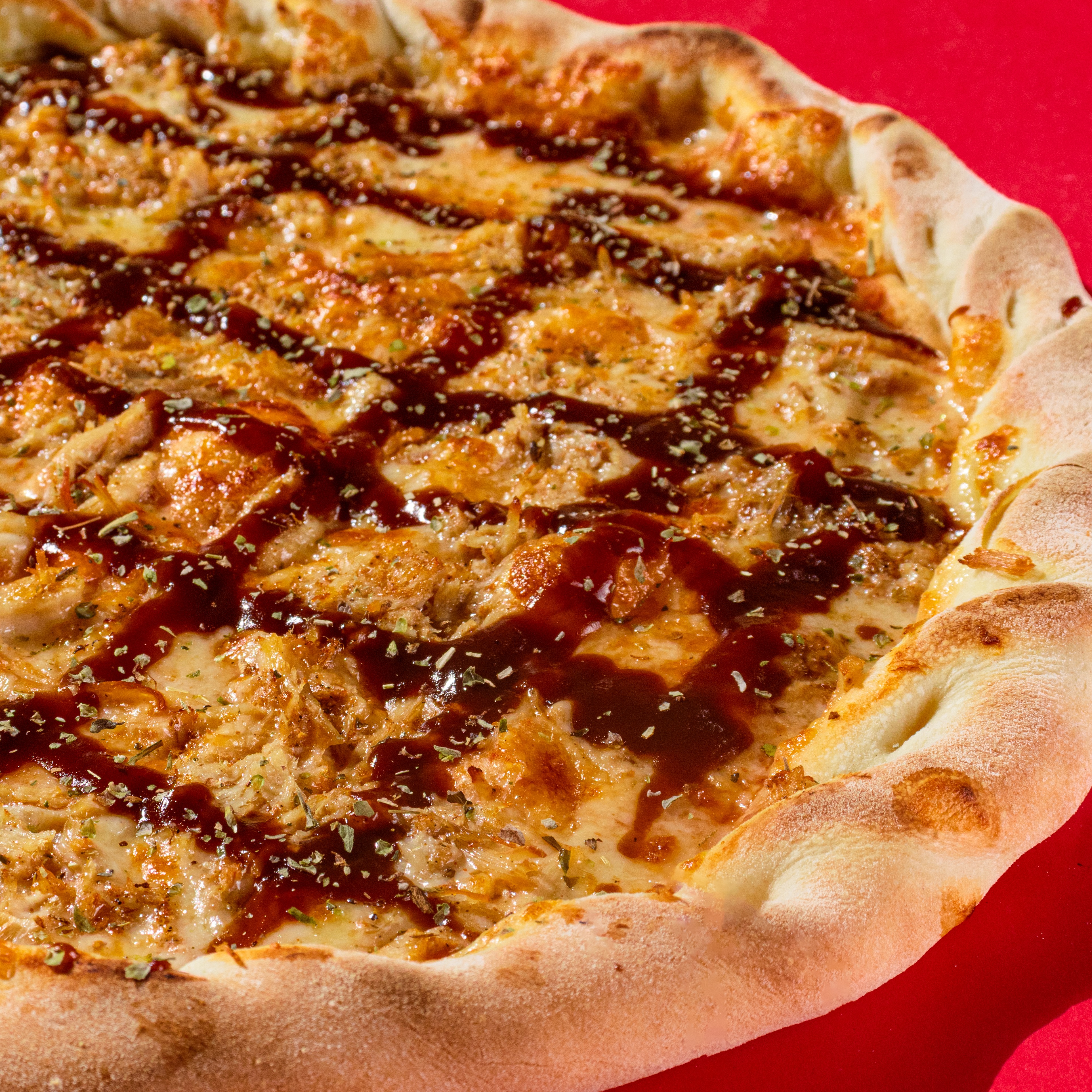Pizza Grande - Lombo Suíno Desfiado c/ Barbecue
