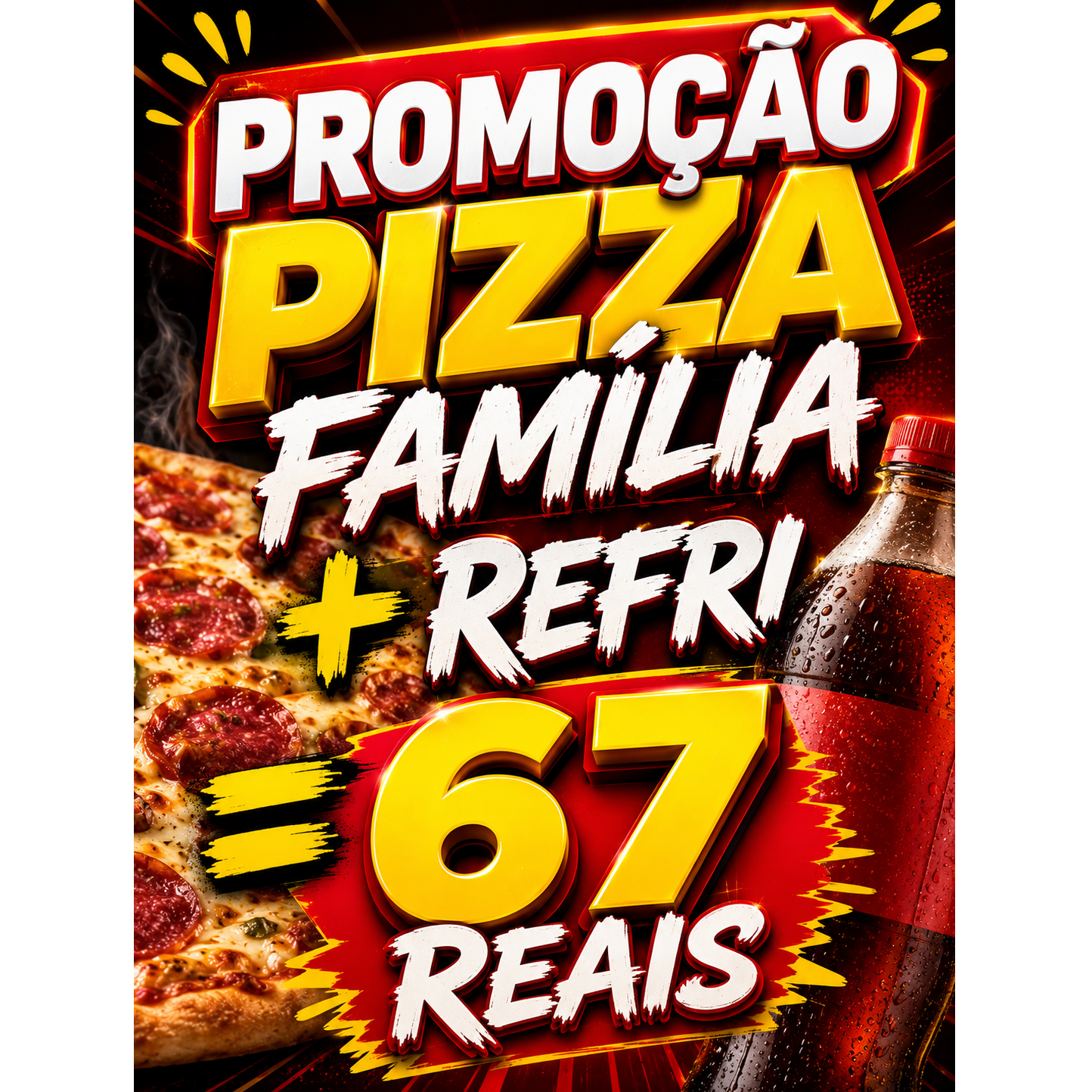  PIZZA FAMILIA + REFRI
