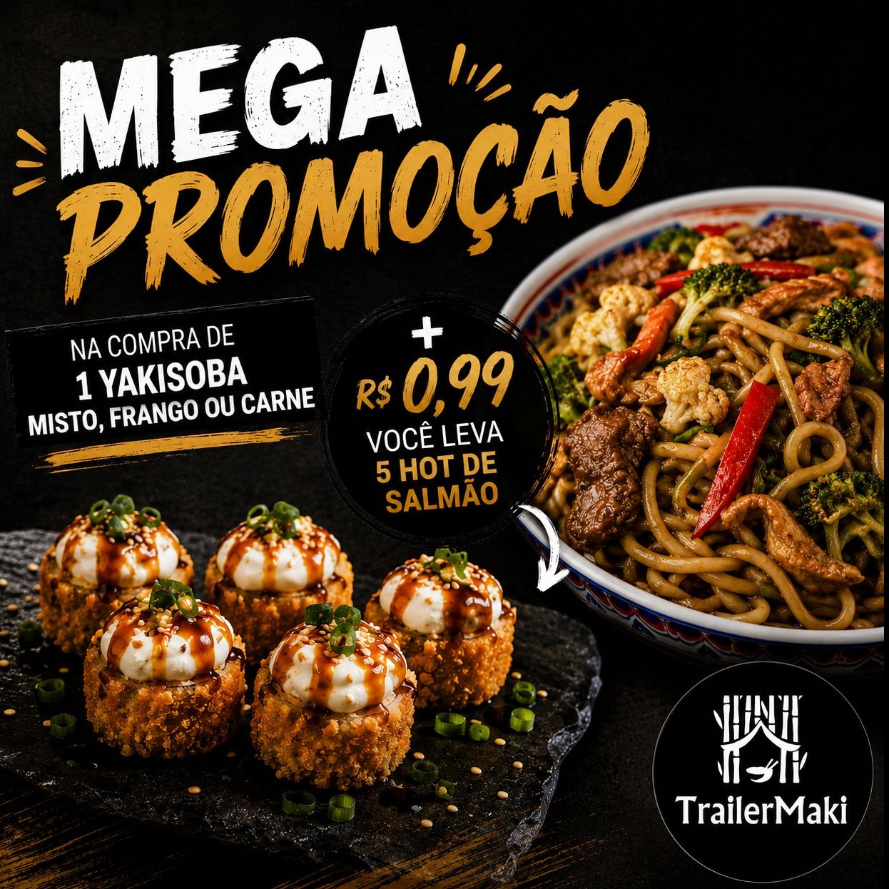 Promoção yakissoba