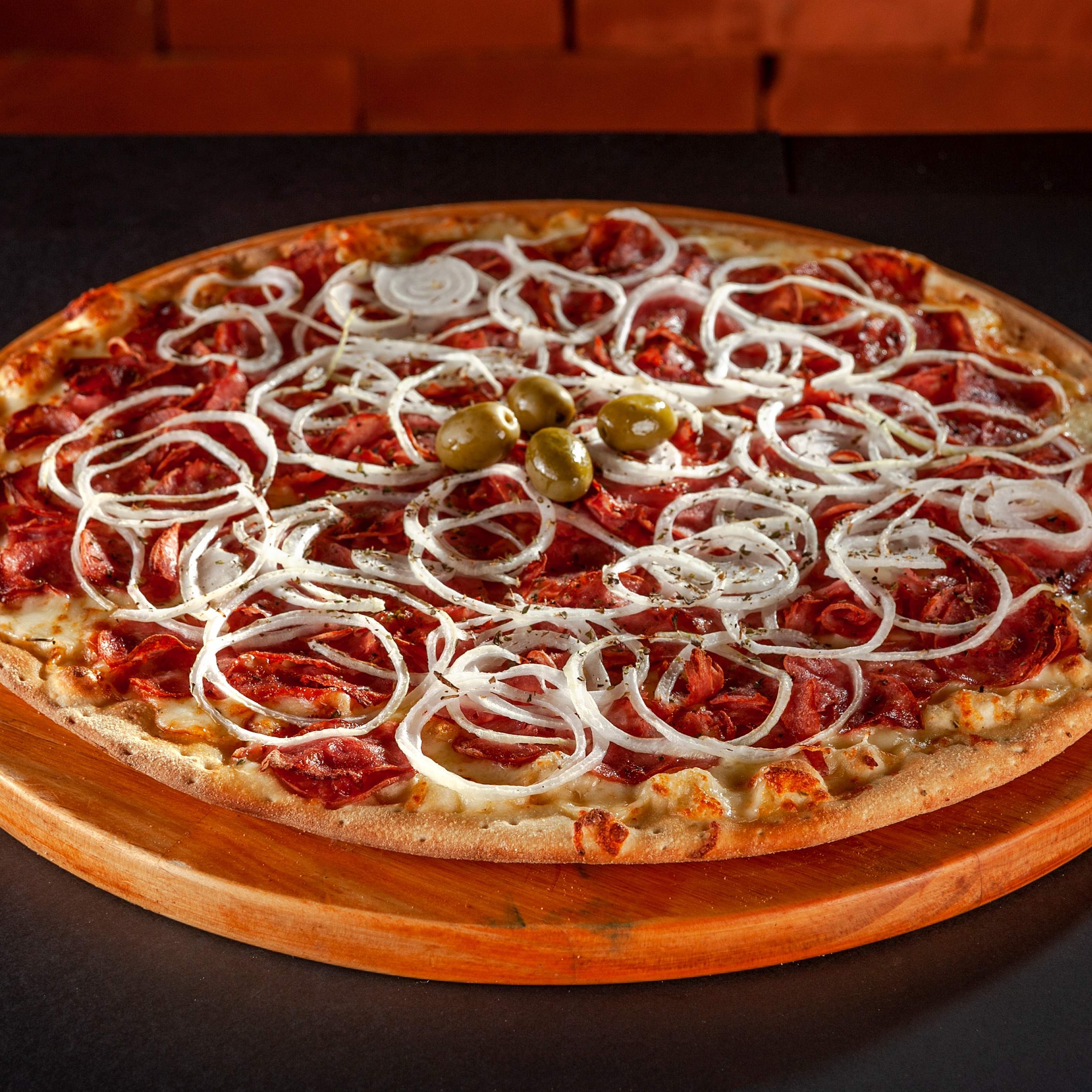 PIZZA CALABRESA (4 PEDAÇOS)