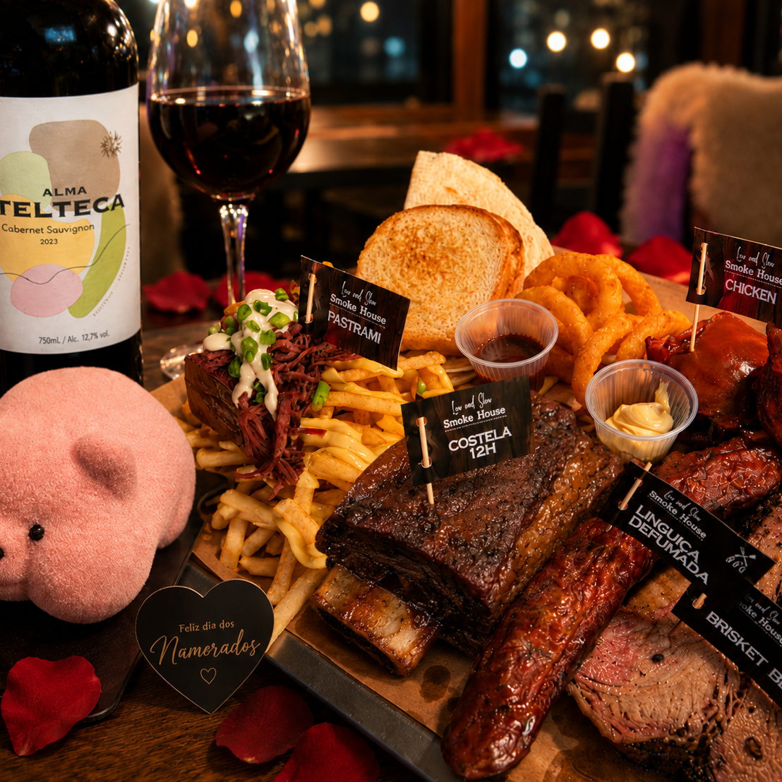 COMBO PITMASTER + VINHO E SOBREMESA