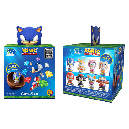 Caixa Surpresa do Sonic 47G