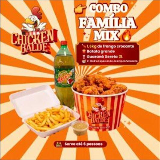 Combo Família Mix + Batata G + Refri Xereta 2L