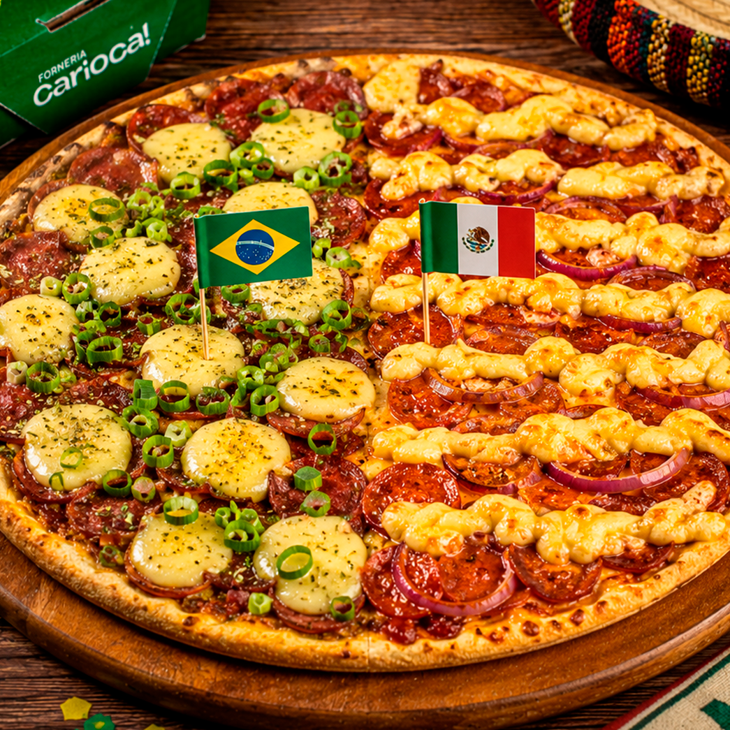 Sabores da Copa (40 cm) - Escolha 2 Sabores