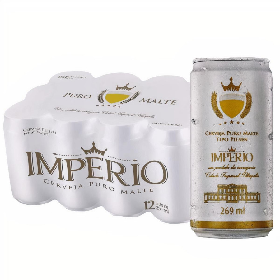 IMPERIO PILSEN LATA 269ML CX C/12