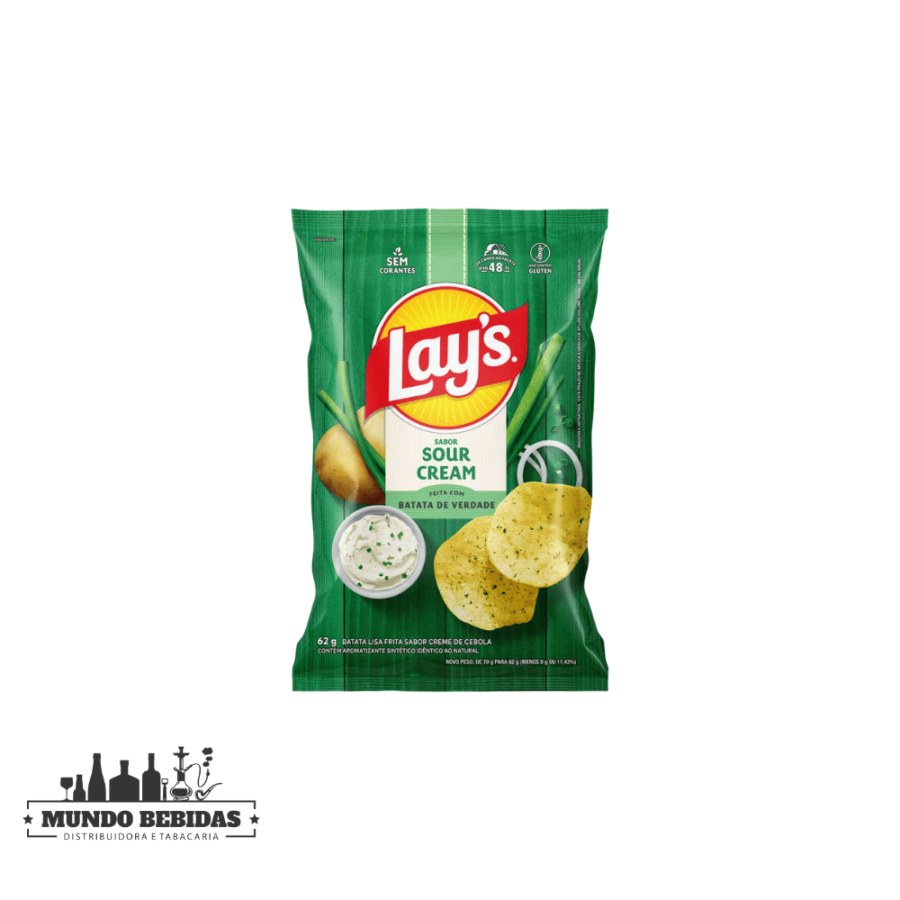 LAYS SOUR CREAM 62G