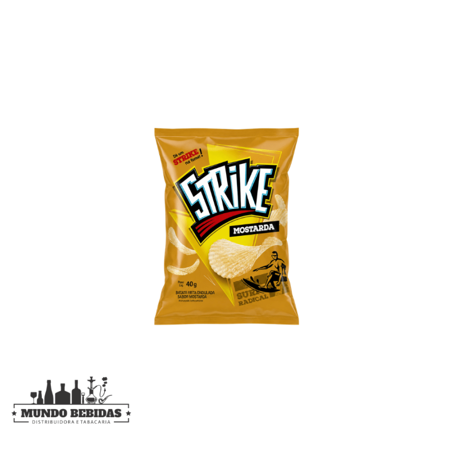 BATATA  ONDULADA  STRIKE  MOSTARDA 40G