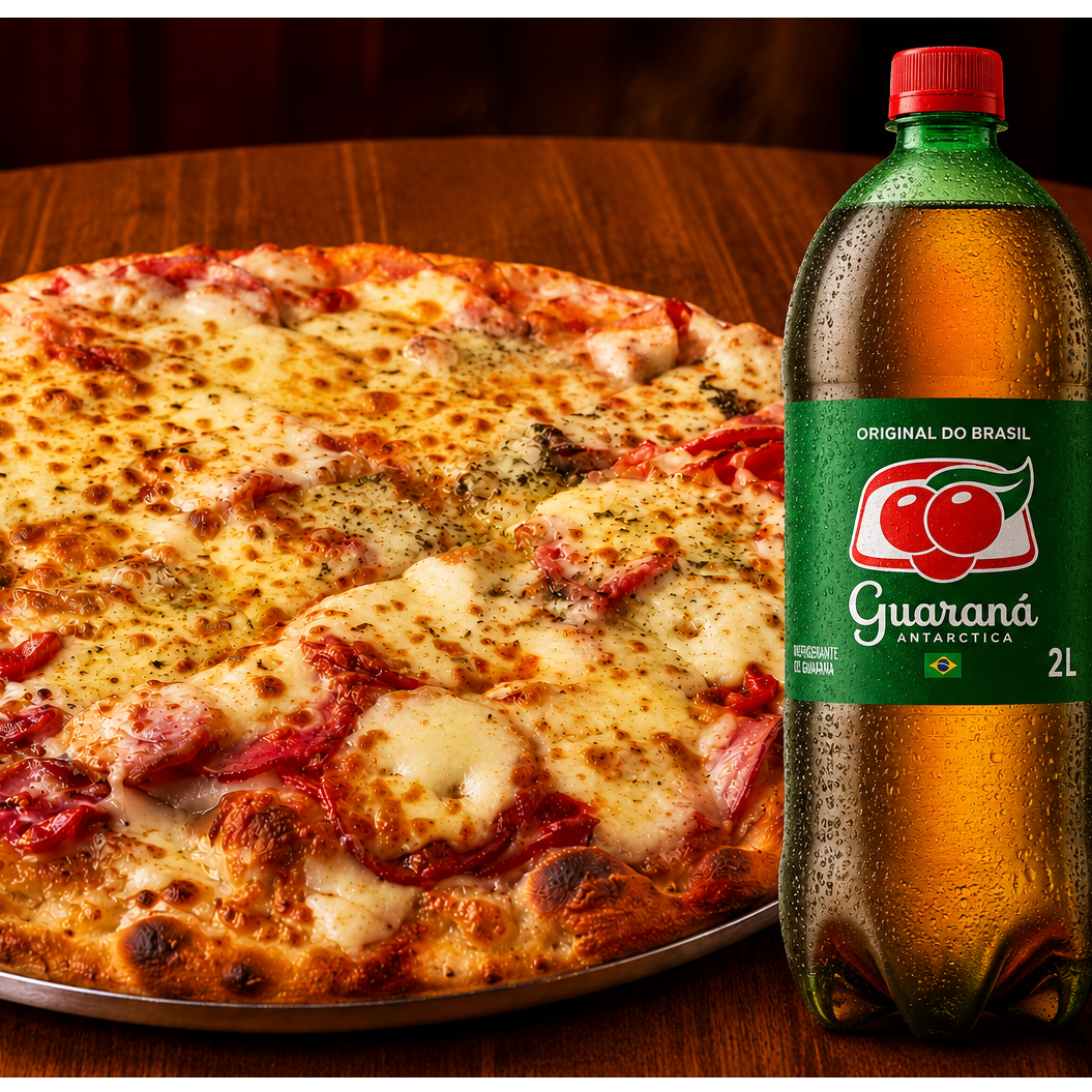 Pizza Grande (30cm) + Refrigerante