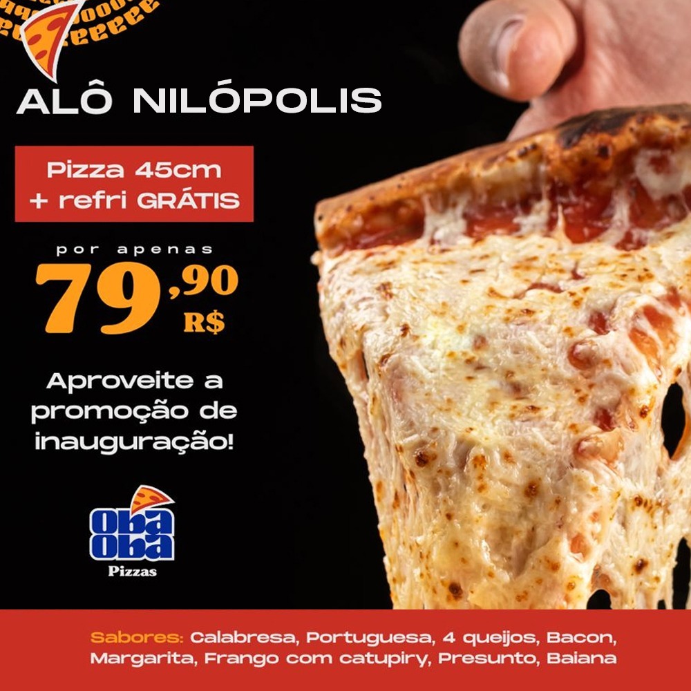 Combo Pizza 45cm  + Refrigerante