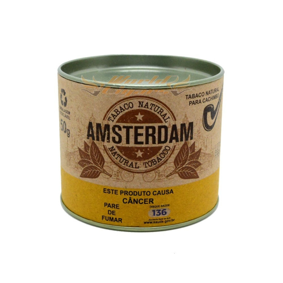 TABACO P/ CACHIMBO AMSTERDAM 50G