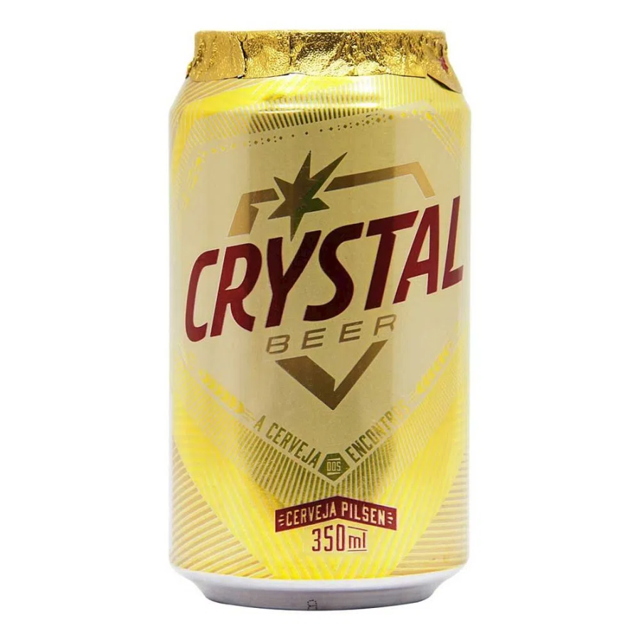 CERVEJA CRYSTAL LATA 350 ML