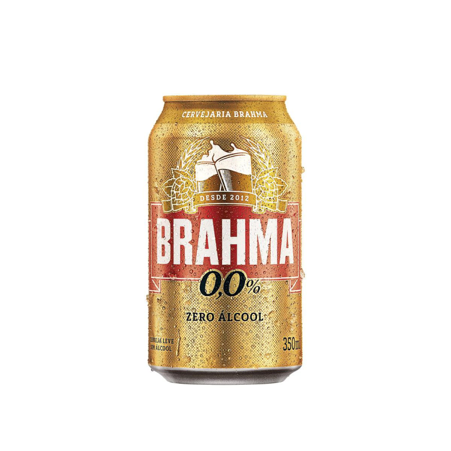 BRAHMA ZERO ALCOOL LATA 350ML