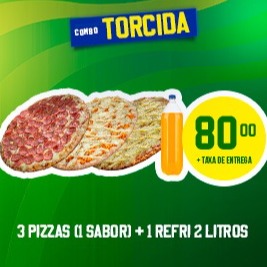 COMBO: 3 Pizzas Grandes + Refri 2L