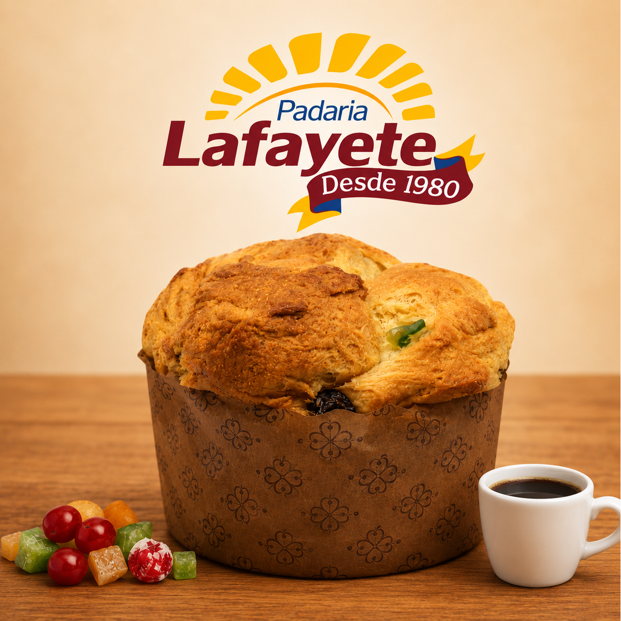 🎄🍞 Panetone de Frutas da Casa