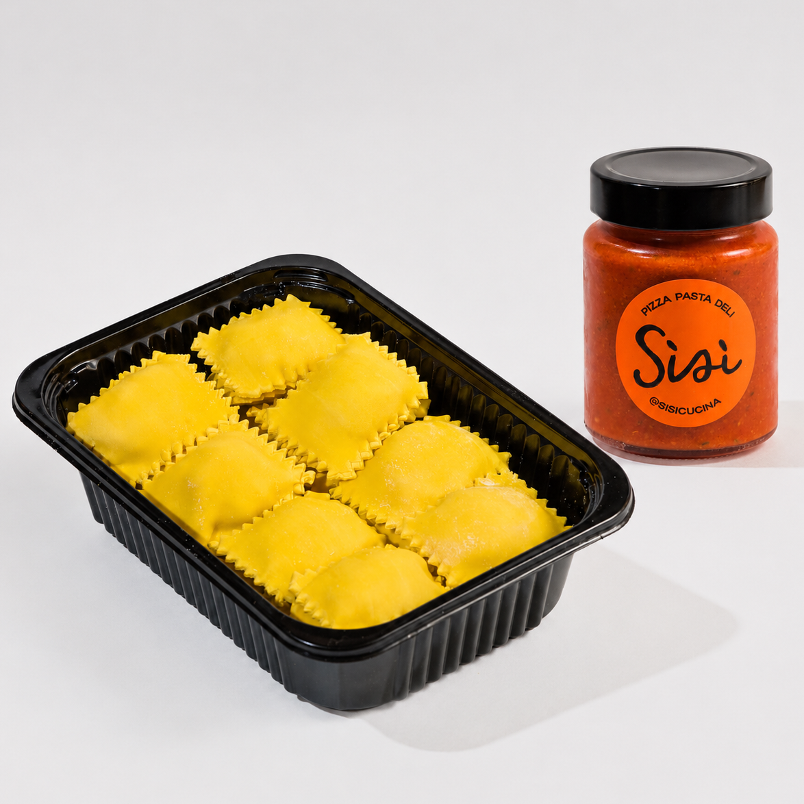 KIT 21K: Ravioli de Mozza + Molho Marinara 