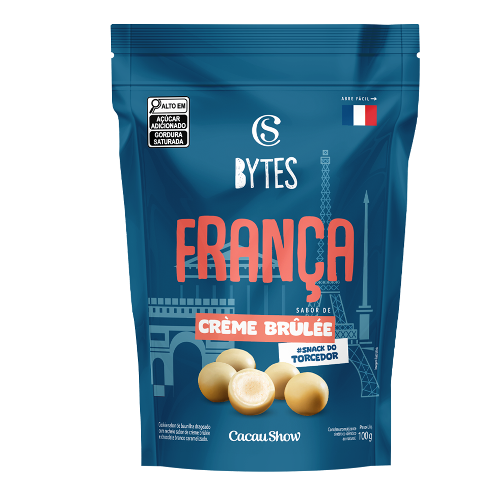 Drageado Bytes Creme Bruleé França 100g