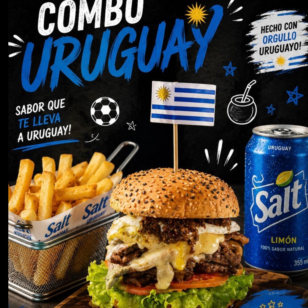Salt Uruguaio + fritas