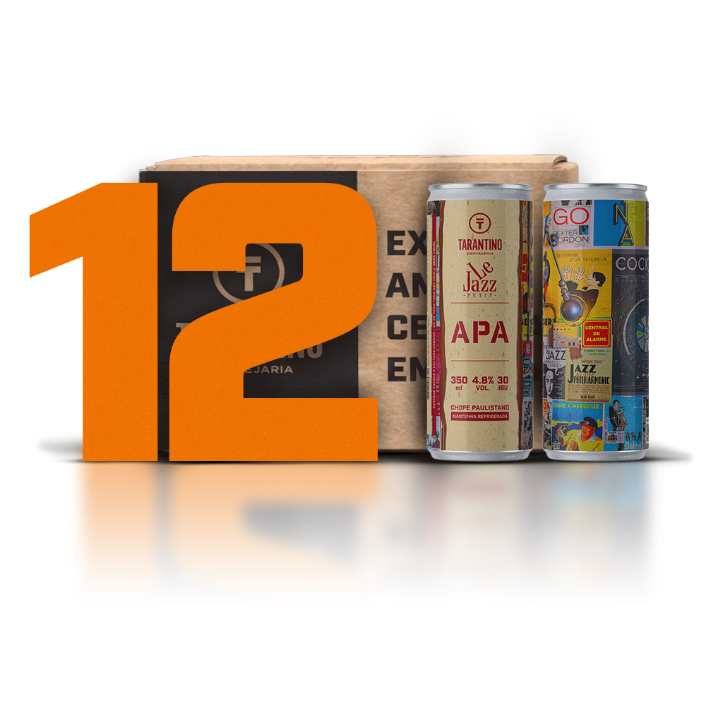 12 Pack | APA Tarantino & Le Jazz 350ml com 20% OFF