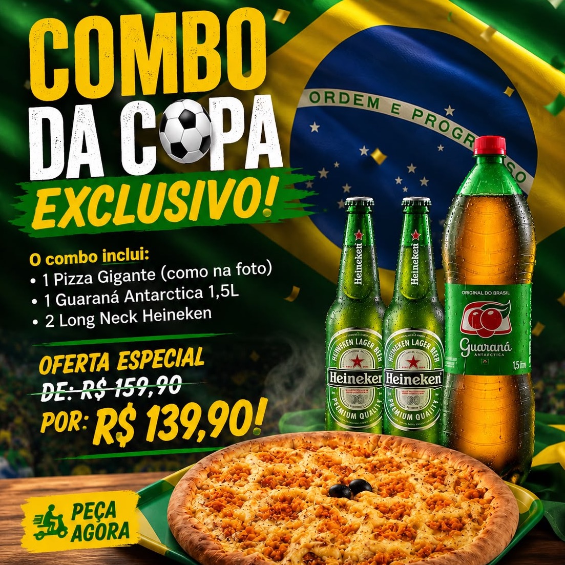 COMBO DA COPA!! BRASIL 0/