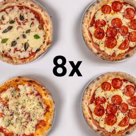 Combo 8 Pizzas Refrigeradas