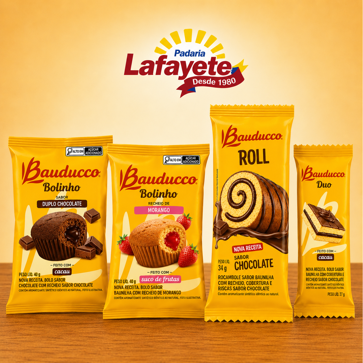 🧁 Bolinhos Bauducco