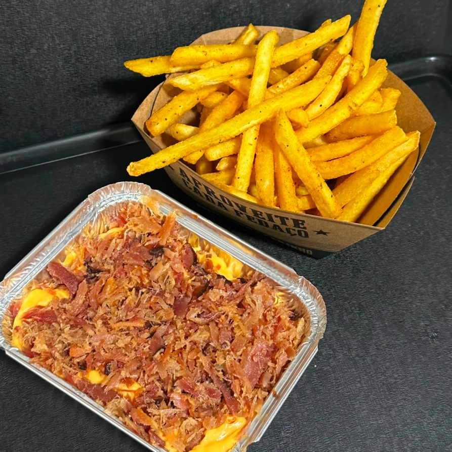 Batata com Cheddar e Bacon