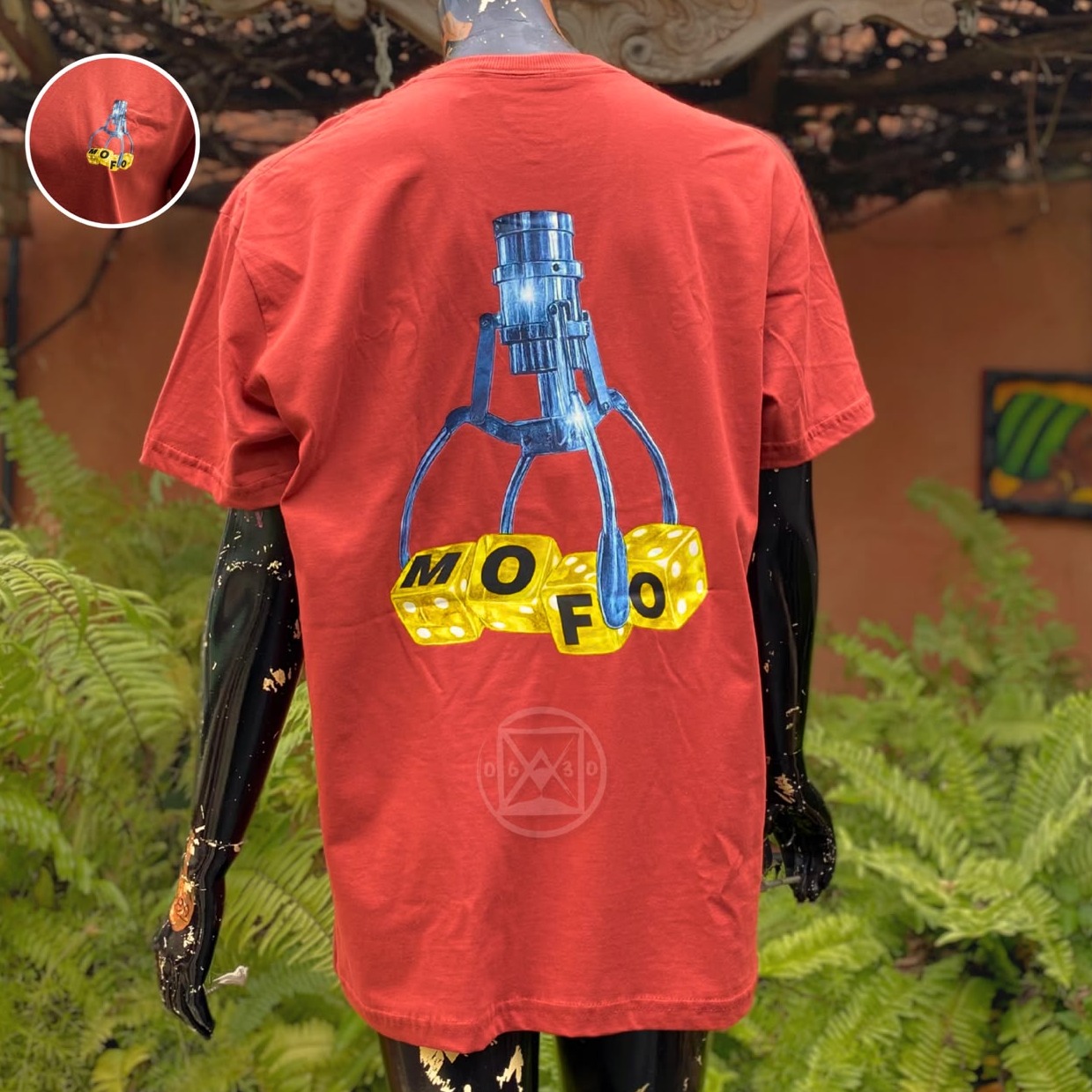 CAMISA MOFO CLAW VINHO