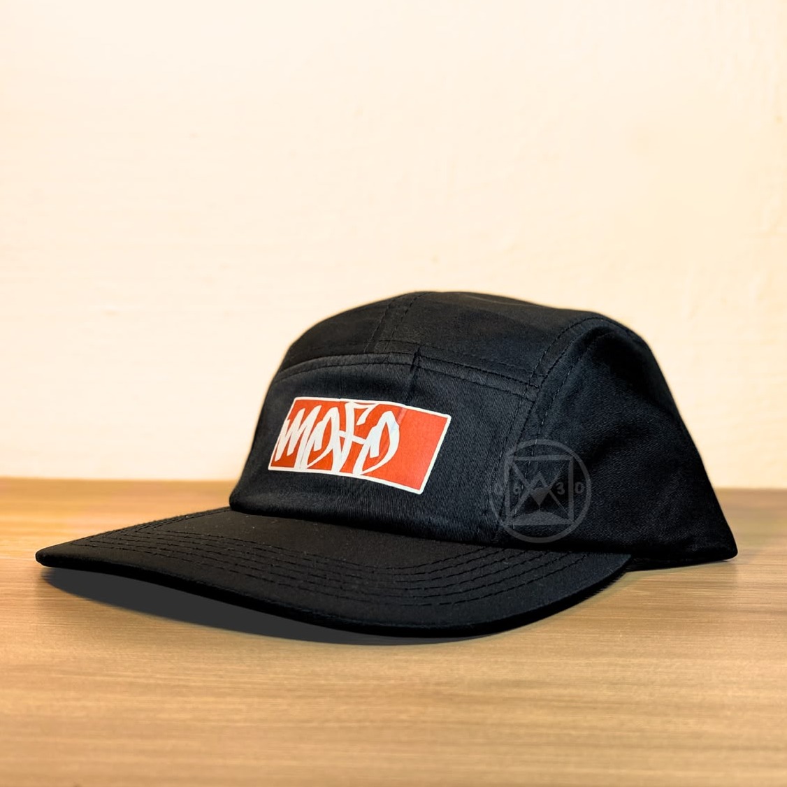 BONÉ FIVE PANEL BLACK- 1 UNID