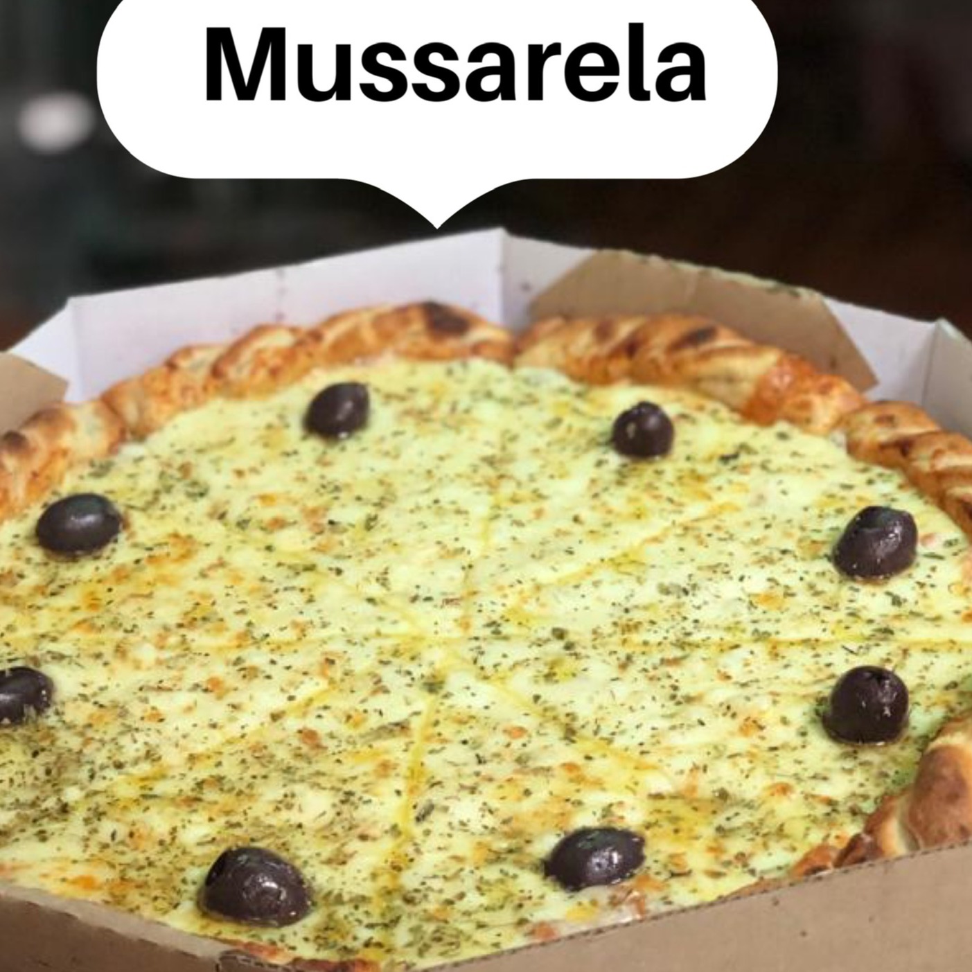Pizza 8 Pedaços de Mussarela