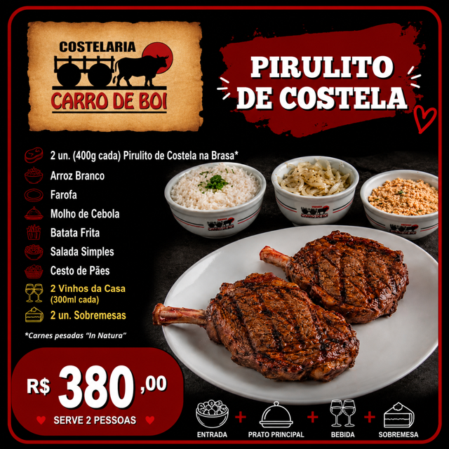 Especial Dia dos Namorados: Pirulito p/ 2 pessoas.