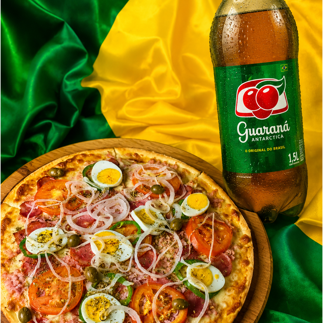 COMBO RESENHA DA COPA!  "Jogo bom pede pizza na mesa e torcida na sala!"