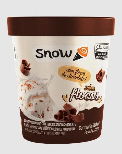 SORVETE FLOCO 500 ML