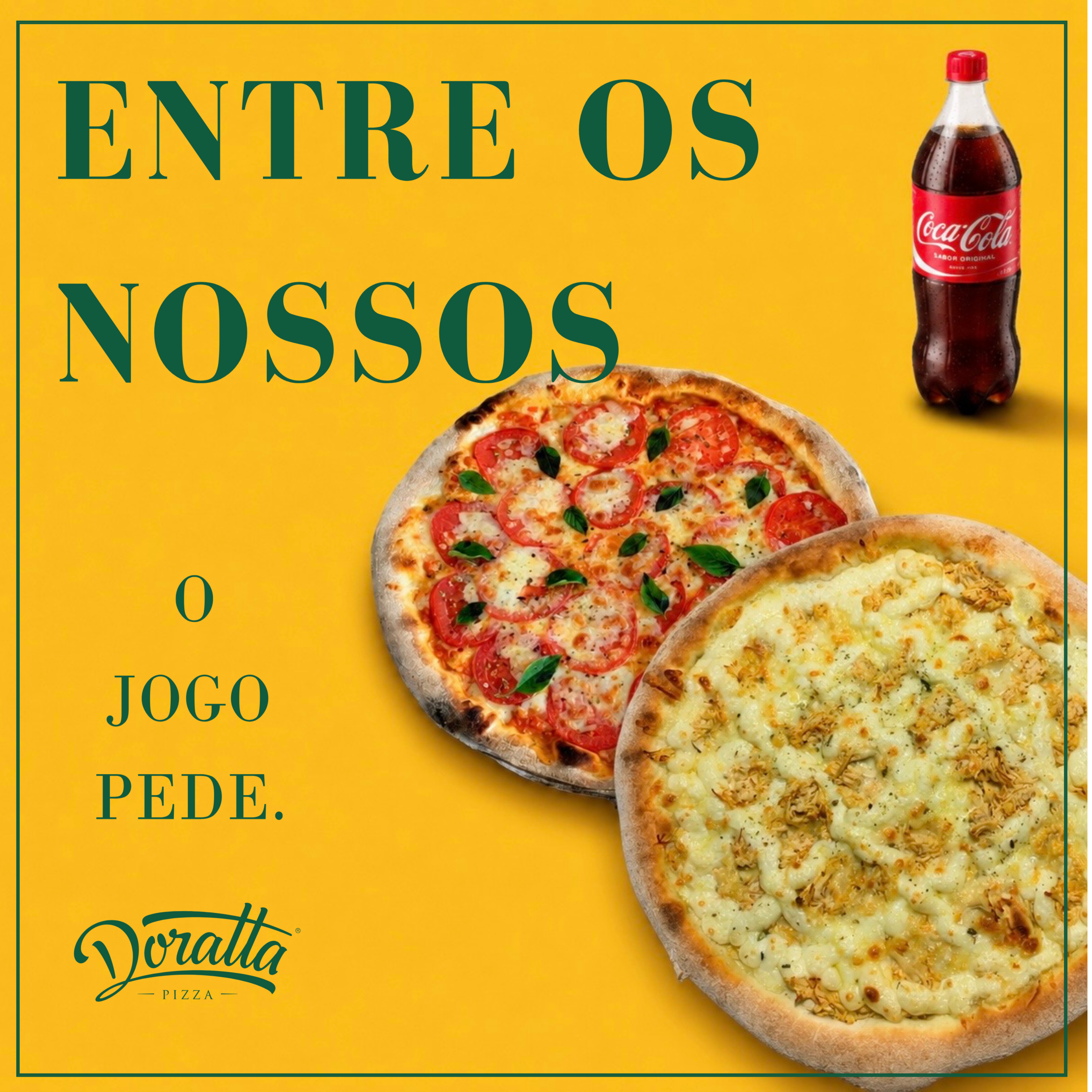 Combo Entre os Nossos: 2 Gigantes + Coca Cola 2L
