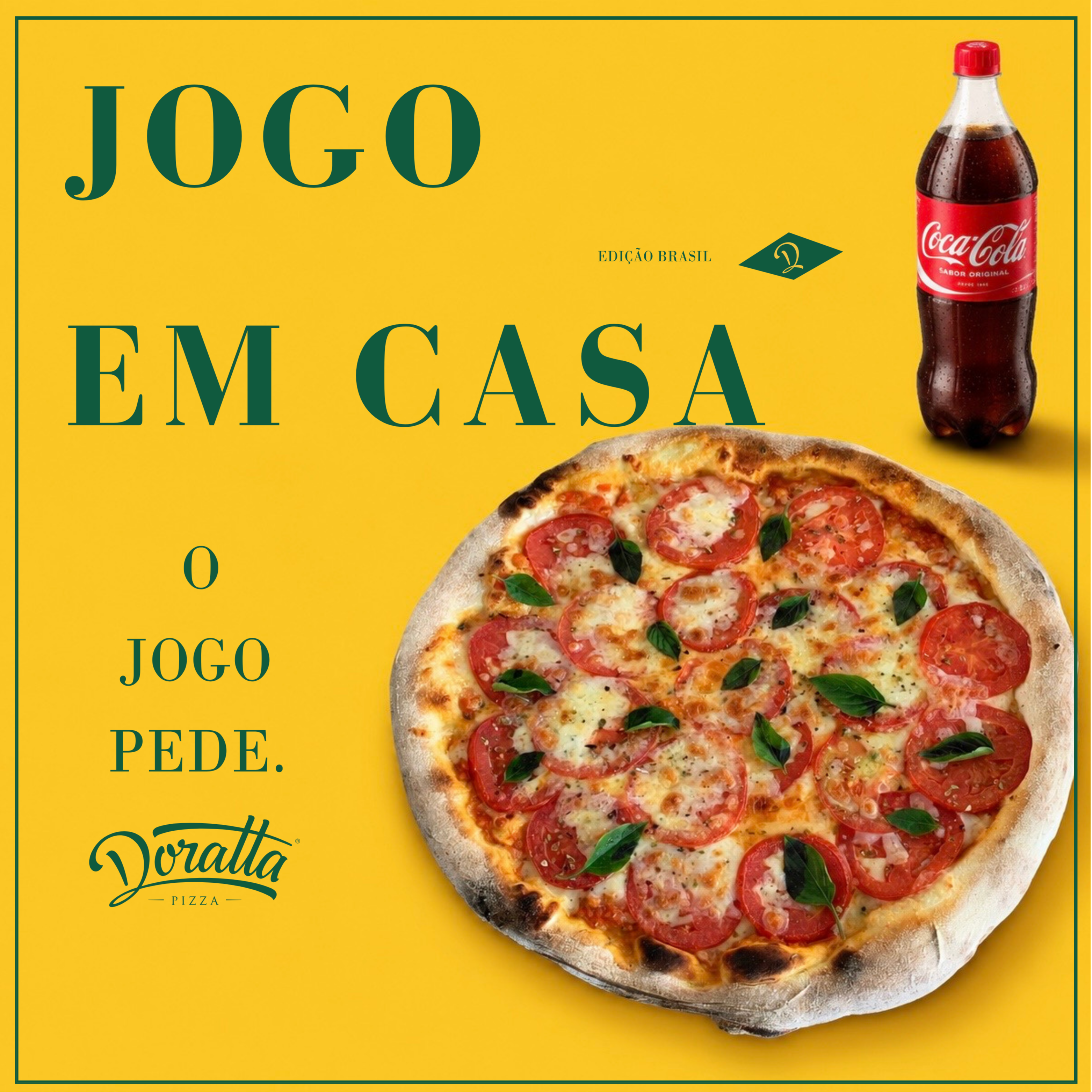 Combo Jogo em Casa: 1 Gigante + Coca Cola 2L