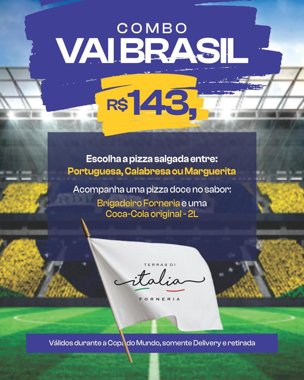 COMBO COPA 2026 - VAI BRASIL