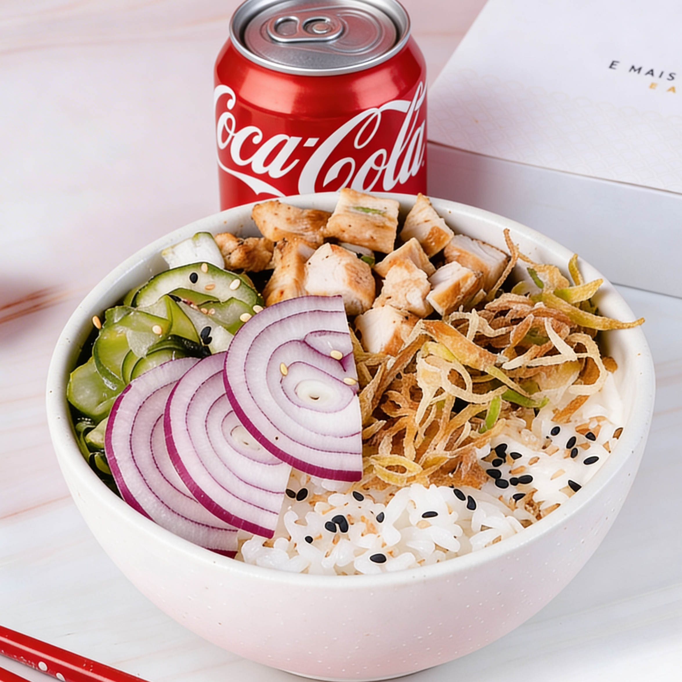 Monte seu Poke + Bebida promo