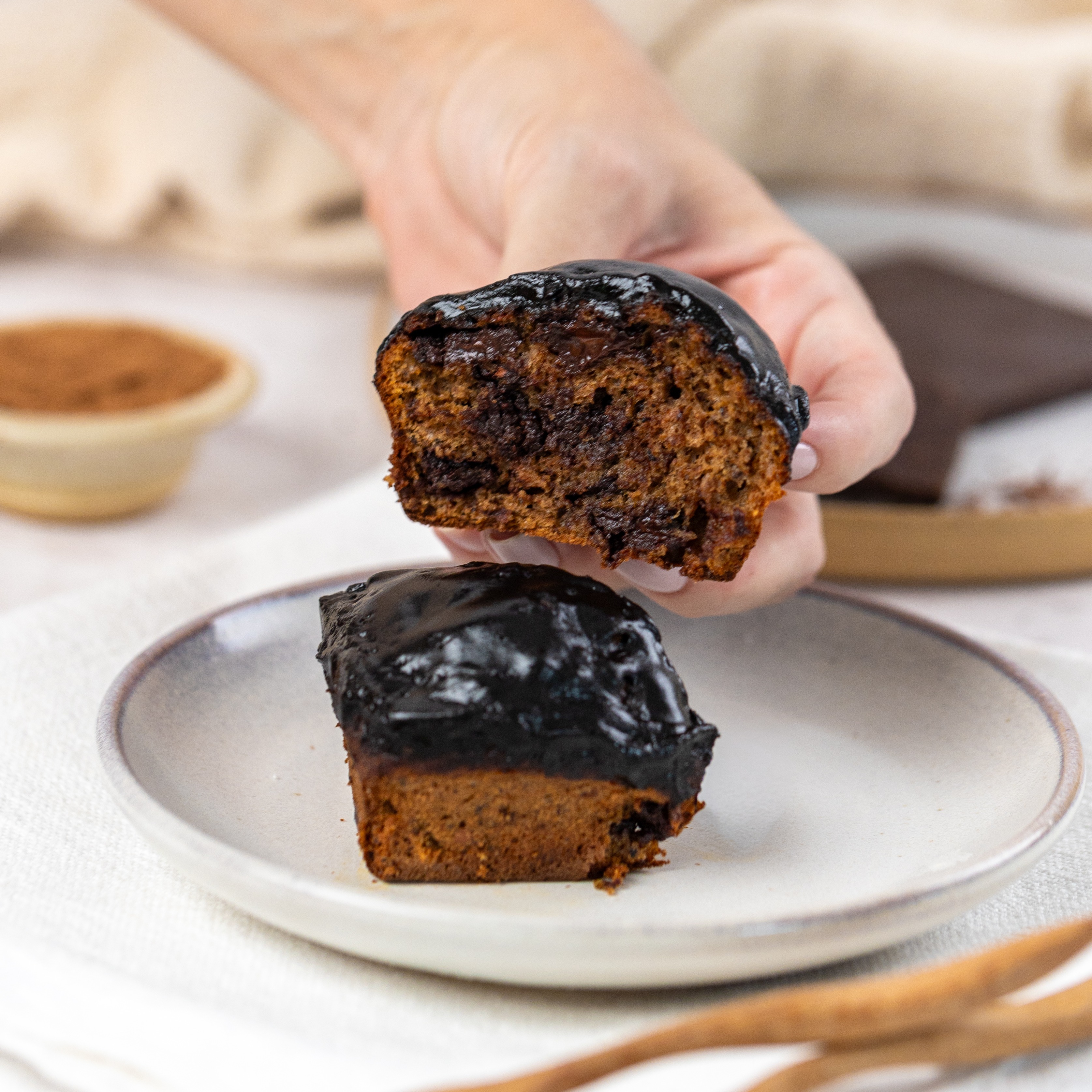 BOLO  GOTAS DE CHOCOLATE 70%